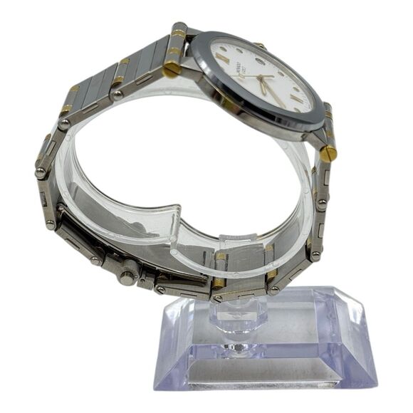 Movado Vizio Ladies Two Tone Watch Bracelet Band - New Battery Installed main image 7